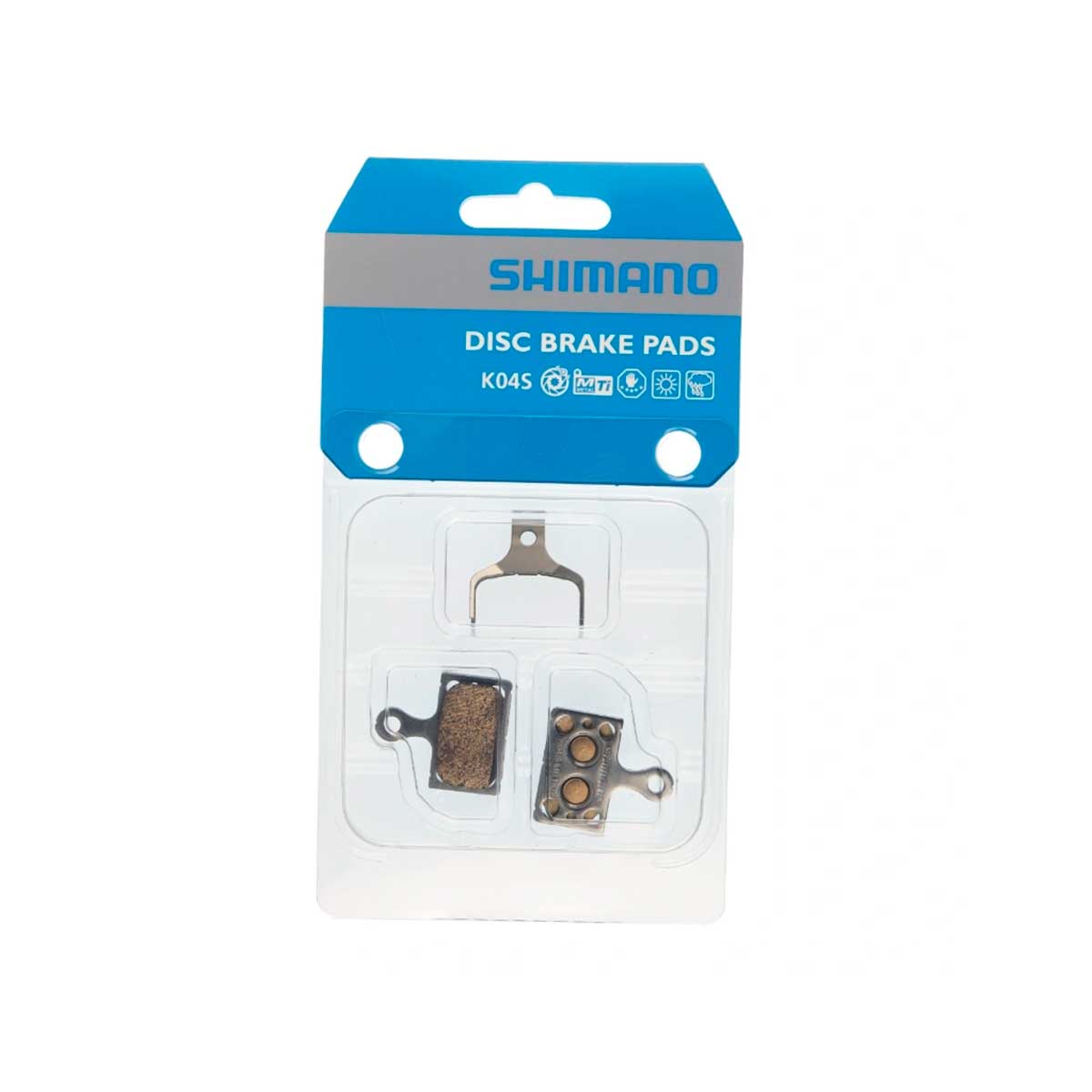 Balatas de freno SHIMANO K04S-MX de metal